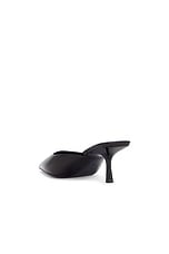 Saint Laurent Barbara Mule in Nero, view 3, click to view large image.