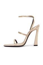 Saint Laurent Lydia Sandal in Partridge Pink, view 5, click to view large image.