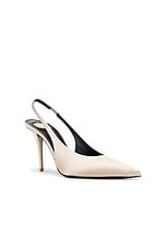 Saint Laurent Newton Slingback Pump in Light Nude, view 2, click to view large image.