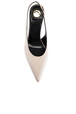 Saint Laurent Newton Slingback Pump in Light Nude, view 4, click to view large image.