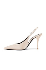 Saint Laurent Newton Slingback Pump in Light Nude, view 5, click to view large image.