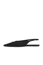 Saint Laurent Babylone Flat in Nero, view 5, click to view large image.