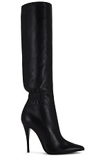 Saint Laurent Vodka Boot in Nero, view 1, click to view large image.