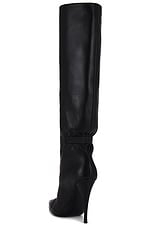 Saint Laurent Vodka Boot in Nero, view 3, click to view large image.