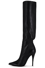 Saint Laurent Vodka Boot in Nero, view 5, click to view large image.