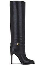 Saint Laurent Diane Boot in Nero, view 1, click to view large image.