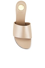 Saint Laurent Bridget Mule in Partridge Pink, view 4, click to view large image.