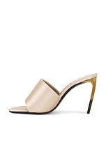 Saint Laurent Bridget Mule in Partridge Pink, view 5, click to view large image.