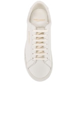Saint Laurent Andy Sneaker in White, view 4, click to view large image.
