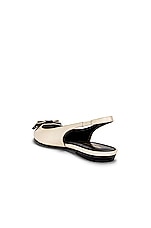 Saint Laurent Anais Ballerina Flats in Perle & Marine, view 4, click to view large image.