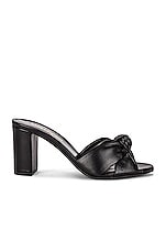Saint Laurent Bianca Mules in Noir, view 1, click to view large image.