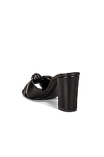 Saint Laurent Bianca Mules in Noir, view 3, click to view large image.