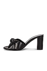 Saint Laurent Bianca Mules in Noir, view 5, click to view large image.