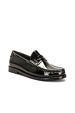 Saint Laurent Le Loafer in Nero, view 2, click to view large image.