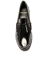Saint Laurent Le Loafer in Nero, view 4, click to view large image.