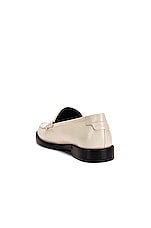 Saint Laurent Le Loafer in Pearl, view 3, click to view large image.