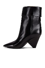 Saint Laurent Niki Booties in Nero, view 5, click to view large image.