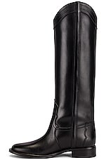 Saint Laurent Godiva Boots in Nero, view 5, click to view large image.