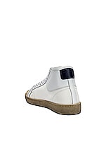 Saint Laurent SL 39 Sneakers in Off White & Blanc Optique, view 3, click to view large image.