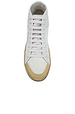 Saint Laurent SL 39 Sneakers in Off White & Blanc Optique, view 4, click to view large image.
