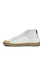 Saint Laurent SL 39 Sneakers in Off White & Blanc Optique, view 5, click to view large image.
