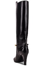 Saint Laurent Koller Boots in Nero, view 3, click to view large image.