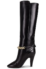 Saint Laurent Koller Boots in Nero, view 5, click to view large image.