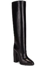Saint Laurent Cleveland Boots in Nero, view 2, click to view large image.