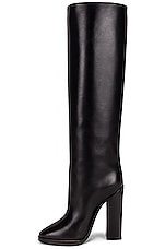 Saint Laurent Cleveland Boots in Nero, view 5, click to view large image.