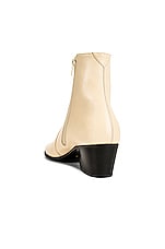Saint Laurent Vassili Booties in Real Beige, view 3, click to view large image.