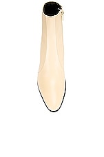 Saint Laurent Vassili Booties in Real Beige, view 4, click to view large image.