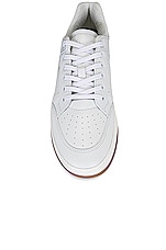 Saint Laurent SL 61 Sneakers in K White & K White, view 4, click to view large image.