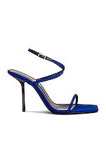 Saint Laurent Baliqua Sandals in Picasso Blue, view 1, click to view large image.