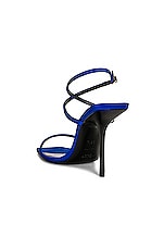 Saint Laurent Baliqua Sandals in Picasso Blue, view 3, click to view large image.