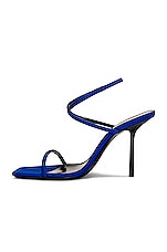 Saint Laurent Baliqua Sandals in Picasso Blue, view 5, click to view large image.