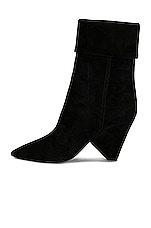 Saint Laurent Liz 85 Boots in Nero, view 5, click to view large image.
