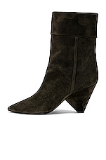 Saint Laurent Liz 85 Boots in Saddle Brown, view 5, click to view large image.