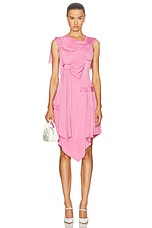 Sandy Liang Nabe Dress in Pink, view 1, click to view large image.