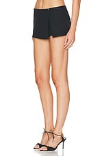 Sandy Liang Goto Skort in Black, view 3, click to view large image.
