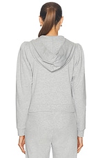 Sandy Liang Sookie Hoodie in Heather Grey, view 4, click to view large image.