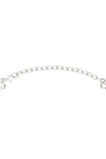 Sandy Liang Cadeau Necklace in Silver, view 3, click to view large image.