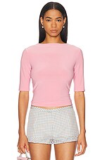 Sandy Liang Quill Top in Pink | FWRD