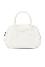 Sandy Liang Secure Bag in Optic White, view 1, click to view large image.