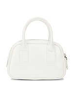 Sandy Liang Secure Bag in Optic White, view 3, click to view large image.