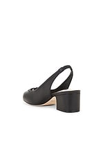 Sandy Liang Slingback Pump in Black, view 3, click to view large image.