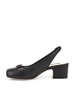 Sandy Liang Slingback Pump in Black, view 5, click to view large image.