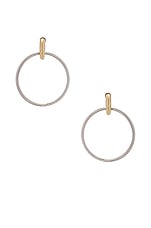 Spinelli Kilcollin Casseus Hoop Earrings in Sterling Silver, view 1, click to view large image.
