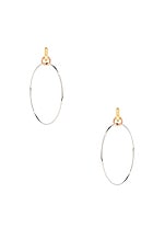 Spinelli Kilcollin Altaire Custom Hoop Earrings in Sterling Silver, view 3, click to view large image.