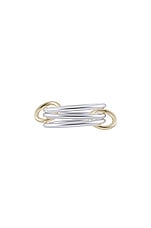 Spinelli Kilcollin Solarium SG Ring in Sterling Silver & 18K Yellow Gold, view 1, click to view large image.
