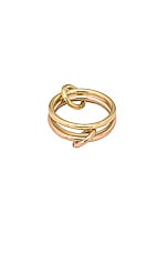 Spinelli Kilcollin Solarium Ring in 18k Yellow & Rose Gold, view 3, click to view large image.